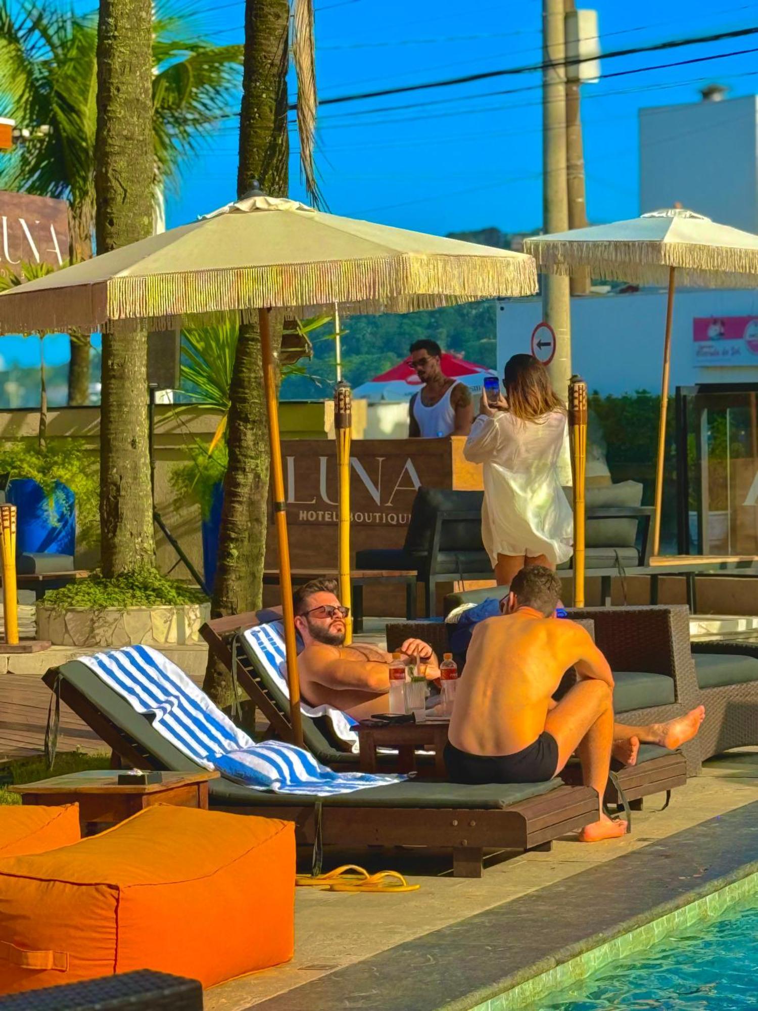 Luna Hotel Boutique - Frente A Praia Guarujá Kültér fotó