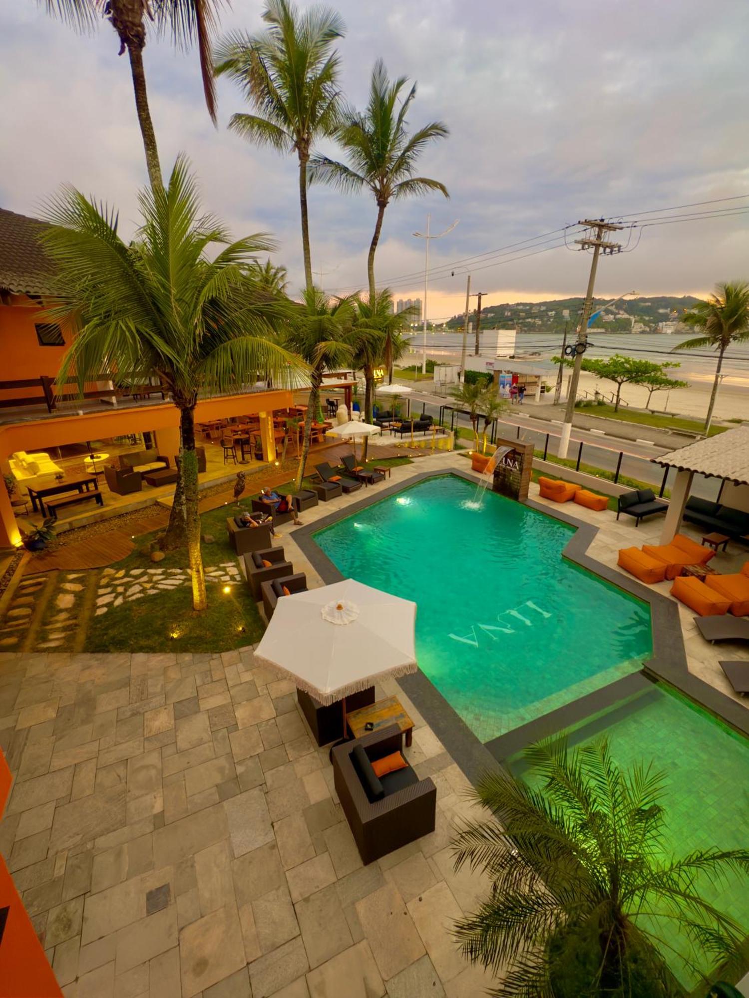 Luna Hotel Boutique - Frente A Praia Guarujá Kültér fotó